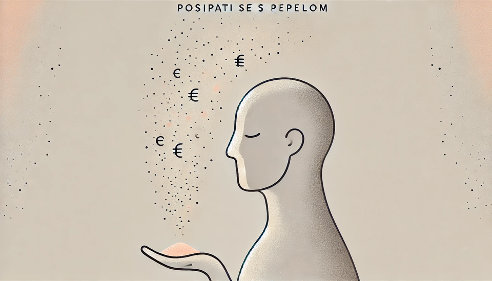 Posipati se s pepélom – izvor izraza